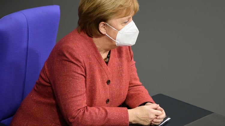 Angela Merkel (Bild: shutterstock.com/Von photocosmos1)