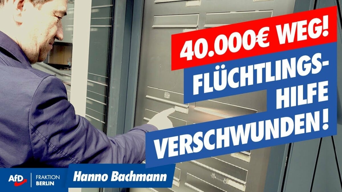 Hanno Bachmann in Berlin; Bild: Startbild Youtubevideo AfD Berlin