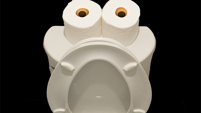 Klo mit WC-Papier; Bild: Unsplash