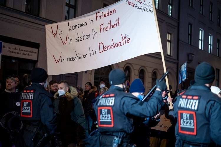 Demonstration in München (Bild: IMAGO / aal.photo)
