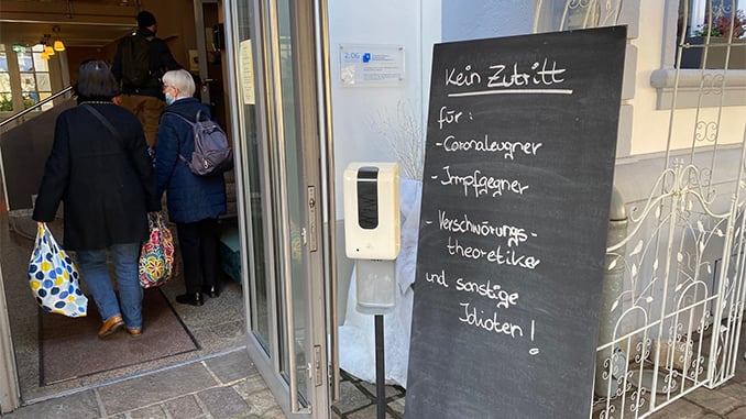 Apartheid in der Bäckerei; Foto: Privat