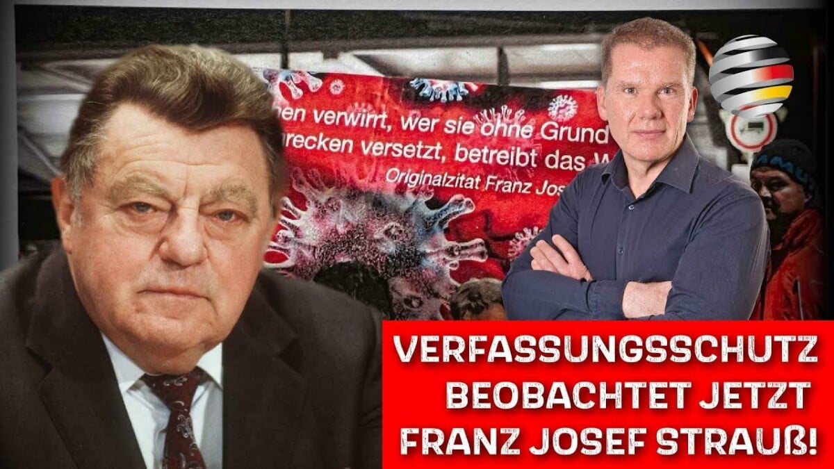 IRRE: Verfassungsschutz beobachtet jetzt Franz Josef Strauß!