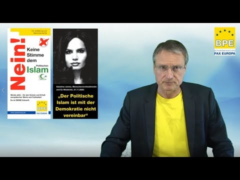Keine Stimme dem Politischen Islam – BPE Flyer zu Landtagswahl NRW und Schleswig-Holstein; Bild: Startbild Youtubevideo