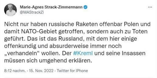 Strack Zimmermann Tweet