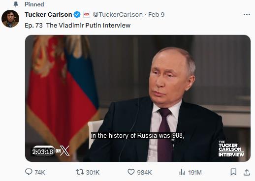 Carlson Putin Interview 2