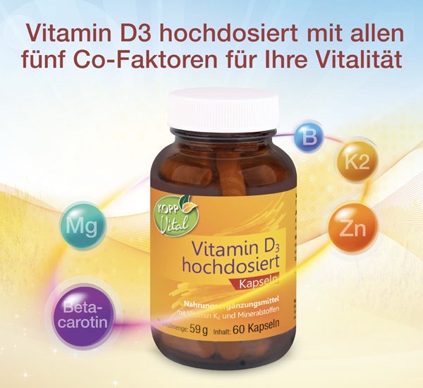 Vitamin D3 hochdosiert mit allen